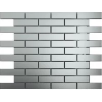 Мозаика Зеркальная Серебро матовое 8x2,5