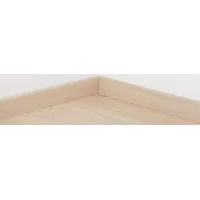 60x16 Плинтус шпонированный Дуб Робуст Белый