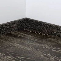 Art Плинтус шпонированный Блэк оф Уайт