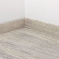 Art Плинтус шпонированный Уайт Канвас