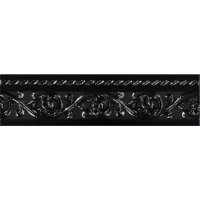 Бордюр Caprichosa Negro Moldura Yara 4x15