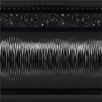 Бордюр Caprichosa Negro Zocalo Yara 15x15