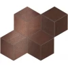 Atlas Concorde Мозаика Blaze Corten Mosaico Esagono Lappato A0UM