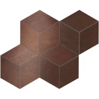 Мозаика Blaze Corten Mosaico Esagono Lappato