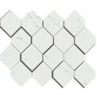 Мозаика Marvel Stone Carrara Pure Mosaico Esagono 3D