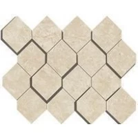 Мозаика Marvel Stone Cream Prestige Mosaico Esagono 3D