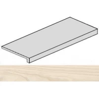 Ступень Room White Wood угловая правая Патинированный 33x120