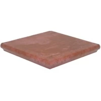 Ступень Atrium Ziegelrot угловая 32x32