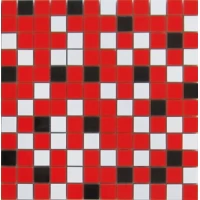 Мозаика Nordic Mix Red Mosaico 2,5х2,5