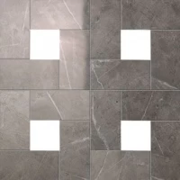Декор Marvel Grey Cassettone Lappato 45x45