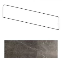 Плинтус Marvel Grey Battiscopa Lappato 7,2x60