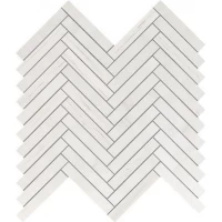 Декор Marvel Stone Bianco Dolomite Herringbone Wall 30x30,5