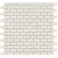Мозаика Marvel Stone Bianco Dolomite Mosaico Lappato Burattato 1,7x3,5