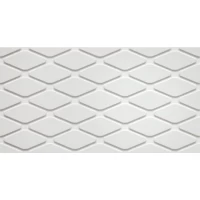 Плитка 3D White Wall Rhombus White 30,5x56