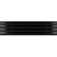 Плитка Costa Nova Onda Black Gloss 5x20