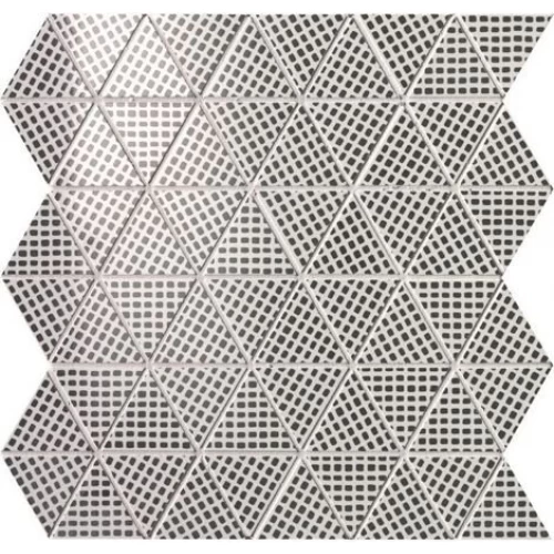 Fap Ceramiche Мозаика Pat Deco black Triangolo Mosaico 5,3х5,3 