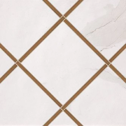 Fap Ceramiche Декор Roma Incroci Calacatta Avana Lux Inserto 60x60 