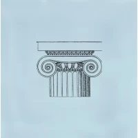 Декор Авеллино голубой 500 15x15