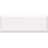 Плитка Бельканто белый грань 15x40