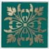 Kerama Marazzi Декор Клемансо зеленый Вставка 4,9x4,9 HGD\E252\5246