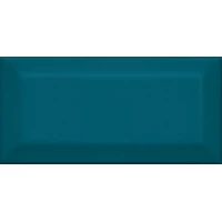 Плитка Клемансо бирюзовый грань 7,4x15