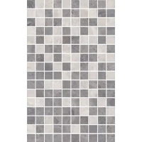 Декор Мармион Мозаичный Серый C 25x40