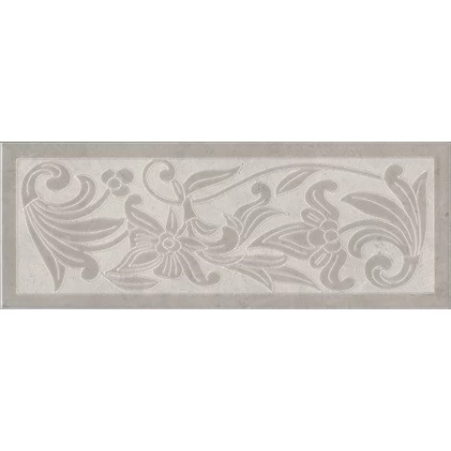 Kerama Marazzi Декор Монсанту 4 серый светлый 15x40 HGD\B505\15147