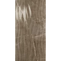 Декор Marble Curl Tortora Shine Rett 35x70