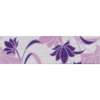 Бордюр Laura Flowers сиреневый 5,7x20