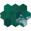 WOW Плитка Zellige Hexa Emerald 10,8x12,4