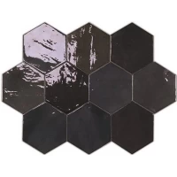 Плитка Zellige Hexa Graphite 10,8x12,4