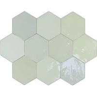 Плитка Zellige Hexa Mint 10,8x12,4