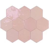 Плитка Zellige Hexa Pink 10,8x12,4