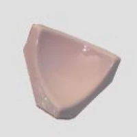 Звездочка 3,5 узкая розовая 3,5x3,5