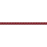 Бордюр Агат красный люстрированный 1x20