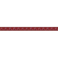 Бордюр красный люстрированный 1,3x25