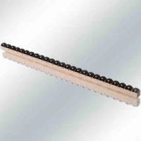 Бусинки черные 0,7x25