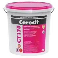 CT 175 Силикатно-силиконовая декоративная штукатурка Короед, группа E, фракция 2 мм (25 кг)