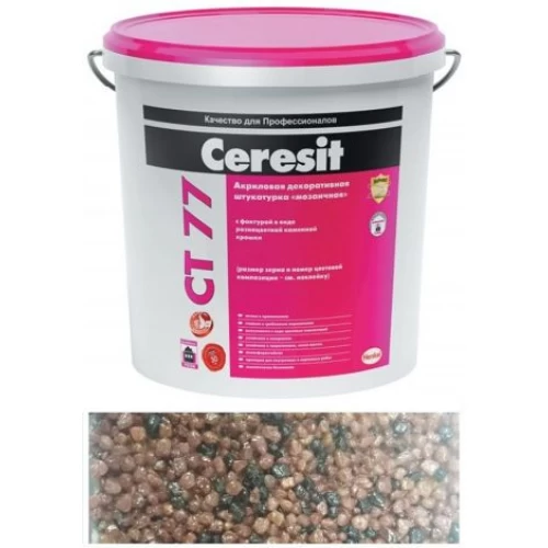Ceresit CT 77 Акриловая декоративная штукатурка Мозаичная 1,4-2,0 мм, Peru 1 