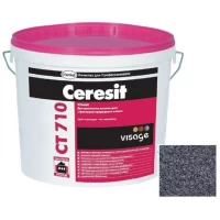 Visage СТ 710 Декоративная штукатурка с эффектом природного камня Гранит Mozambique Graphite (20 кг)