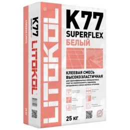 Клей SUPERFLEX K77 белый (25 кг)