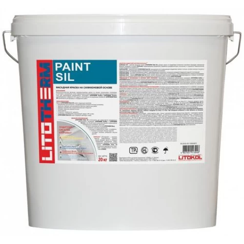 Litokol LITOTHERM Paint Sil, Фасадная краска, база С, для колеровки (20 кг) 