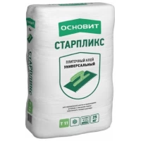 Клей Основит Старпликс Т-11 плиточный универсальный 25 кг